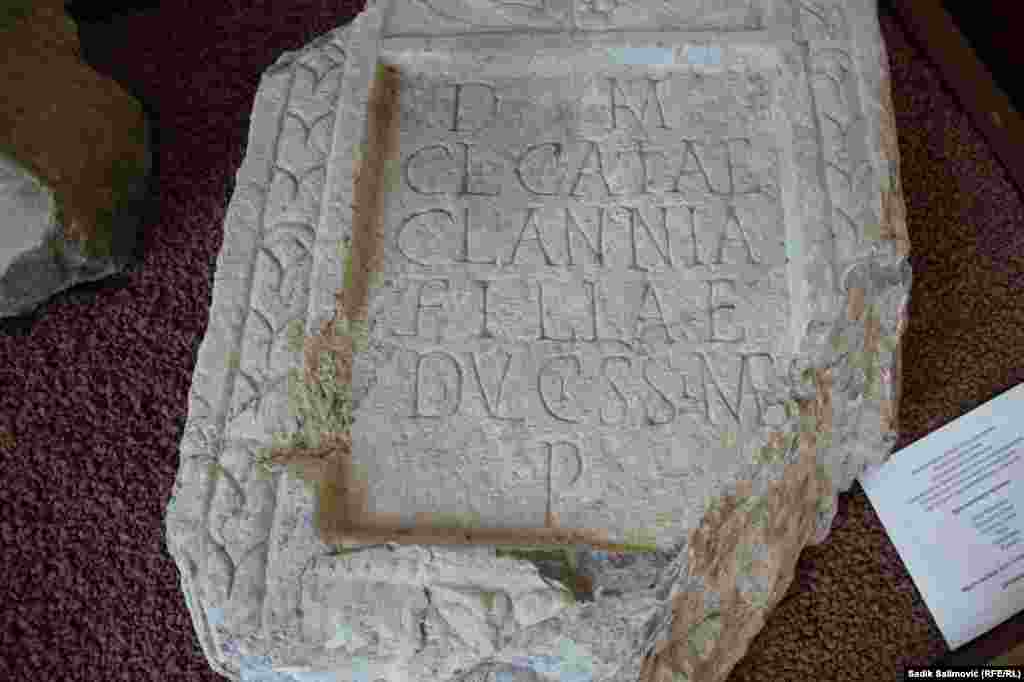 A tombstone with the surname Catta was also unearthed. &nbsp;