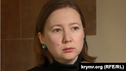 Глава Крымской правозащитной группы Ольга Скрипник