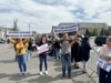 Romania protest personal assistants people with disabilities
