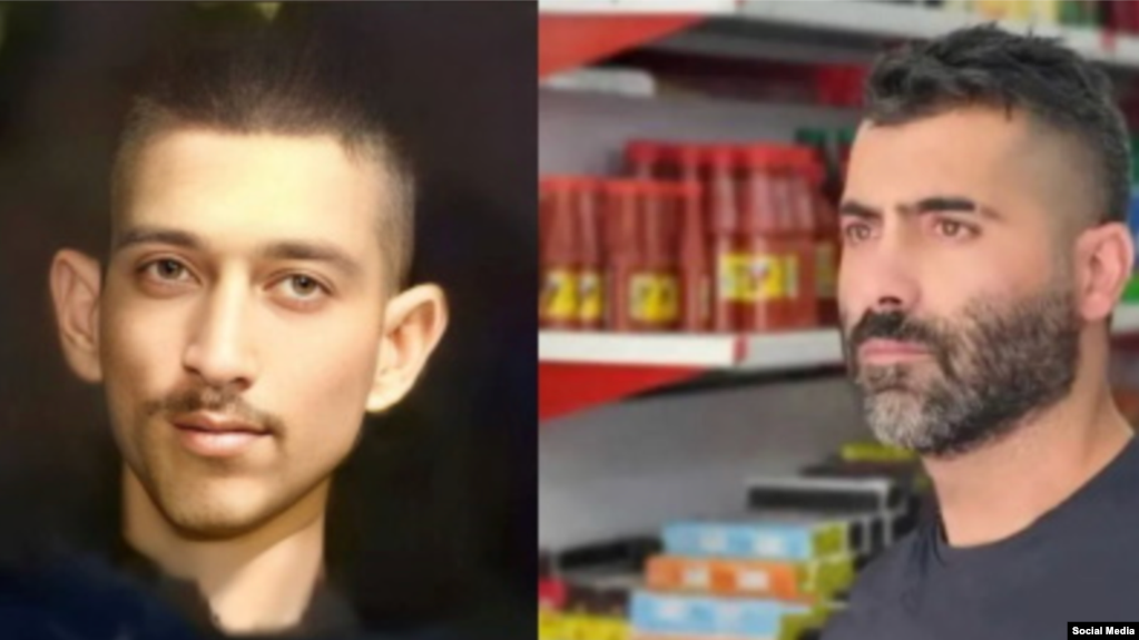 راست: منوچهر فلاح، چپ: حافظ فروحی