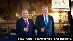 Viktor Orban i Donald Trump, u Mar-a-Lago na Floridi, SAD, 11. jula 2024. 