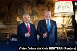 O victorie trump ar încuraja extremiștii din Europa, începând cu Viktor Orban. Premierul maghiar și Trump se întrevăd la Mar-a-Lago, 11 iulie 2024.