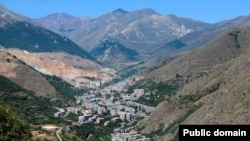 Armenia - A view of Kajaran, a town in Syunik province. 