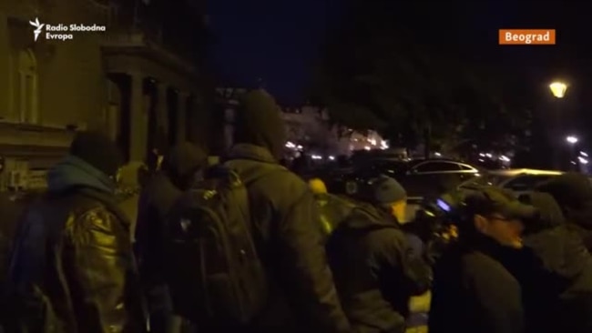 Incidenti na desničarskom protestu u Beogradu