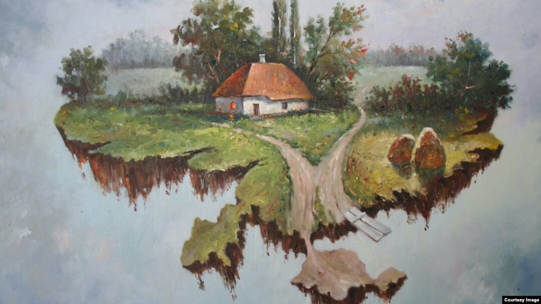 „Patria mea”, o pictură din 2022 de Anatoliy Melaniy.