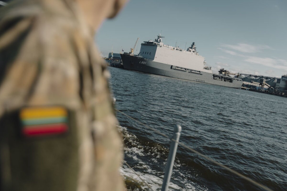 Military exercises in the Baltic Sea