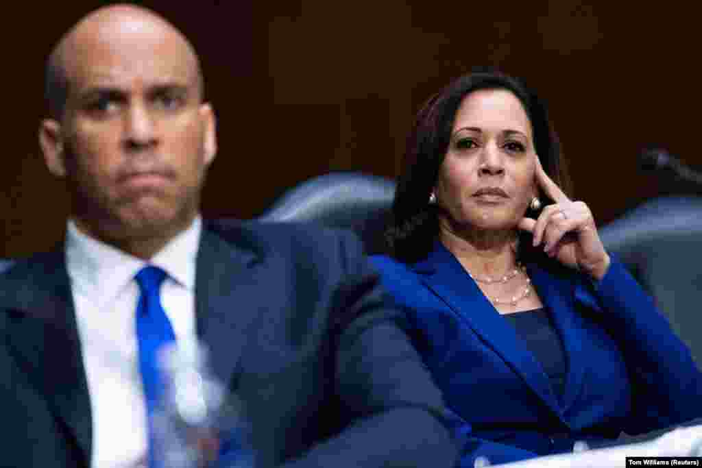 Harris, fotografiat alături de senatorul Cory Booker (democrat - New Jersey), la o audiere a Comisiei judiciare a Senatului din 16 iunie 2020, a fost un susținător puternic al unei reforme cuprinzătoare a poliției în urma uciderii lui George Floyd și a protestelor la nivel național împotriva brutalității poliției.&nbsp;