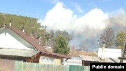 Пожар в Читинском районе