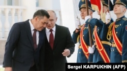 Официальный визит Владимира Путина в Бишкек. 12 октября 2023 года. 
