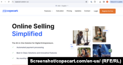 Vebsajt online platforme za prodaju digitalnih proizvoda CopeCart