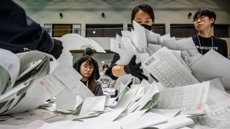 برتری «چشمگیر» احزاب مخالف دولت در انتخابات کره جنوبی 