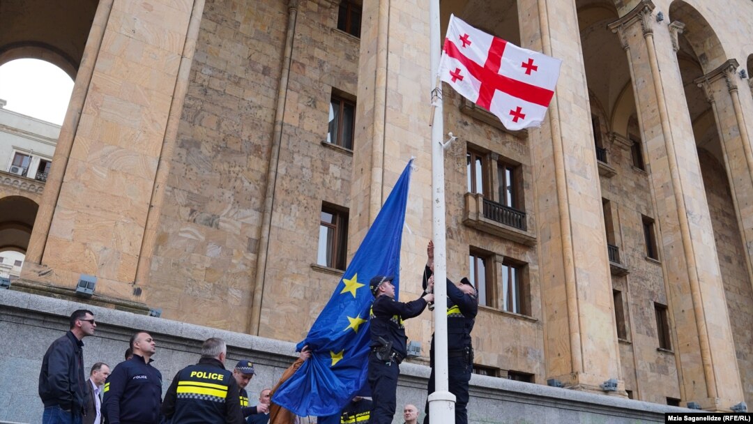 Police returned the flag hours later, saying an administrative probe had been launched into the incident.
