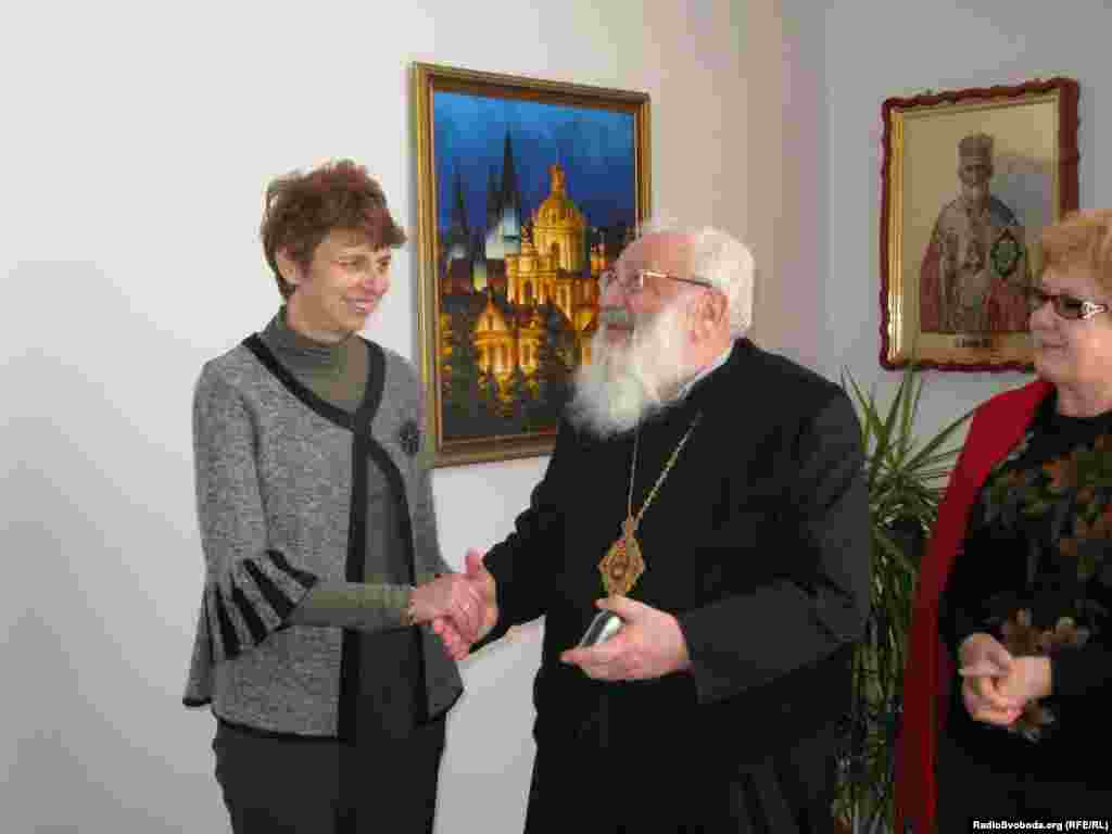 Зустріч із колишнім главою Української греко-католицької церкви (УГКЦ), кардиналом Любомиром Гузаром, січень 2010 року
