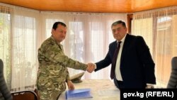 Зустріч у Баткені Камчибека Ташієва і Саймуміна Ятімова, 2 жовтня 2023 року