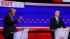 Данальд Трамп та Джо Байден під час дебатів 