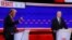 Данальд Трамп та Джо Байден під час дебатів 