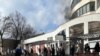 Пријавен пожар во рускиот конзулат во Кишињев, Молдавија, додека руските граѓани гласаат на претседателските избори, 17 март 2024 година