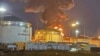 Нефтебаза загорелась в Тамбовской области после атаки БПЛА