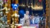 Kreu i Kishës Ortodokse Ruse, patriarku Kirill, duke udhëhequr meshën e Pashkëve në Katedralen e Krishtit Shpëtimtar në Moskë më 5 maj 2024. Rusia është shteti me popullsinë ortodokse më të madhe në botë.&nbsp;
