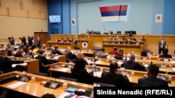 Sjednica Narodne skupštine RS na kojoj se raspravljalo o kriminalizaciji klevete, Banja Luka, 21. mart 2023