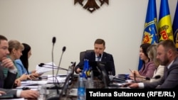 Imagine de la una dintre ședințele Consiliului Superior al Procurorilor.