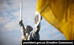 Під час урочистостей у День Державного прапора України. Київ, 23 серпня 2023 року