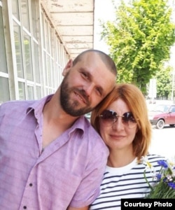 Оксана Скрипниченко з чоловіком Романом