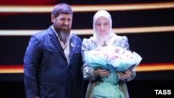 Рамзан Кадыров с дочерью Хадижат
