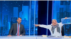 Boyan Rasate (left), from the far-right Bulgarian National Union, and Ventsislav Angelov, one of Bulgaria's most notorious anti-vaxxers and a leader of the Truth and Only The Truth, another far-right party that operates largely in obscurity, appeared on Bulgarian TV on March 12.