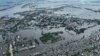 Затопление в результате разрушения плотины Каховской ГЭС, 10 июня 2023 года