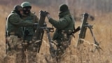 Mobilized Russian reservists undergo combat training at the Central Military District Training Center in October 2022.