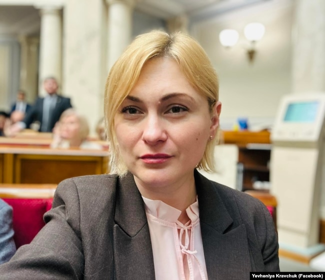 Євгенія Кравчук, народна депутатка від «Слуги народу», заступниця голови комітету ВР з питань гуманітарної та інформаційної політики
