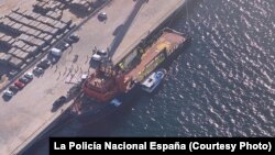 Fotografija iz vazduha, zaplena kokaina u primorskom gradu Vigo, na severozapadnoj obali Španije, koja je česta ulazna tačka za kokain koji se švercuje iz Latinske Amerike do ilegalnog tržišta u Evropi.