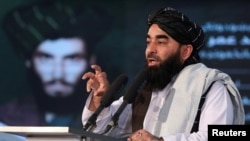 ذبیح‌الله مجاهد، سخنگوی حکومت طالبان 