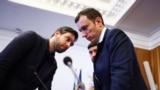 Борис Бонев и Васил Терзиев. Снимката е архивна