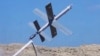Iran's newest attack drone as shown in a video published by state media. 