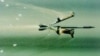 A sabot tank penetrator round separating in flight