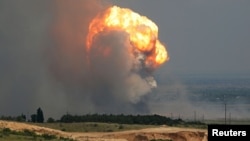 Взрывы на Старокрымском полигоне, 19 июля 2023 года