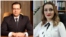 Colaj-foto: Președintele Curții de Conturi Marian Lupu și Tatiana Vozian, funcționara care l-a acuzat de hărțuire sexuală.