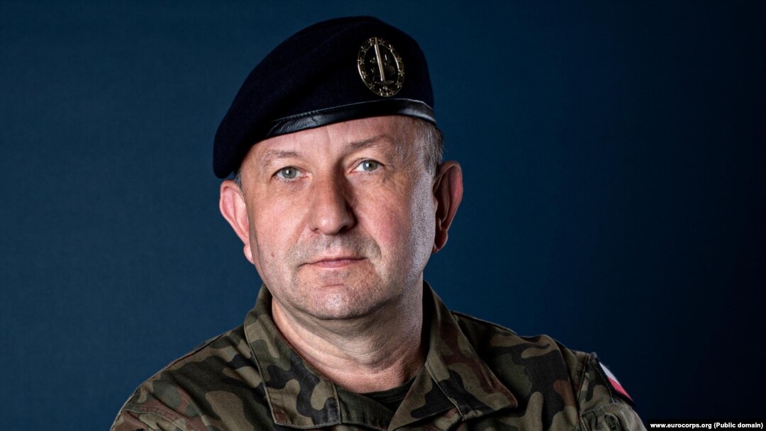 Fostul comandantul polonez al unității militare de reacție Eurocorps, locotenent-generalul Jaroslaw Gromadzinski.