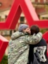 Прощание с мобилизованным в Ставропольском крае. 17 октября 2022 года 