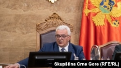 Andrija Mandić, predsjednik Skupštine Crne Gore 