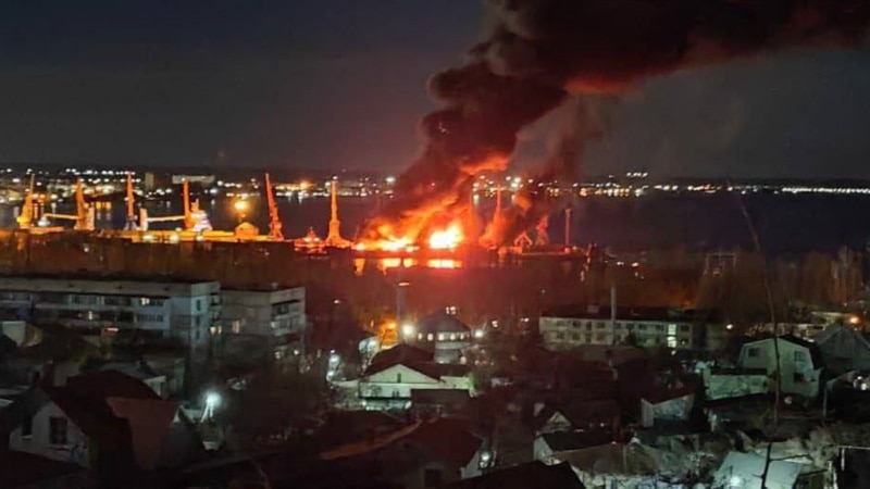 Уничтожение корабля «Новочеркасск» в Крыму стало ударом по логистике РФ – британская разведка