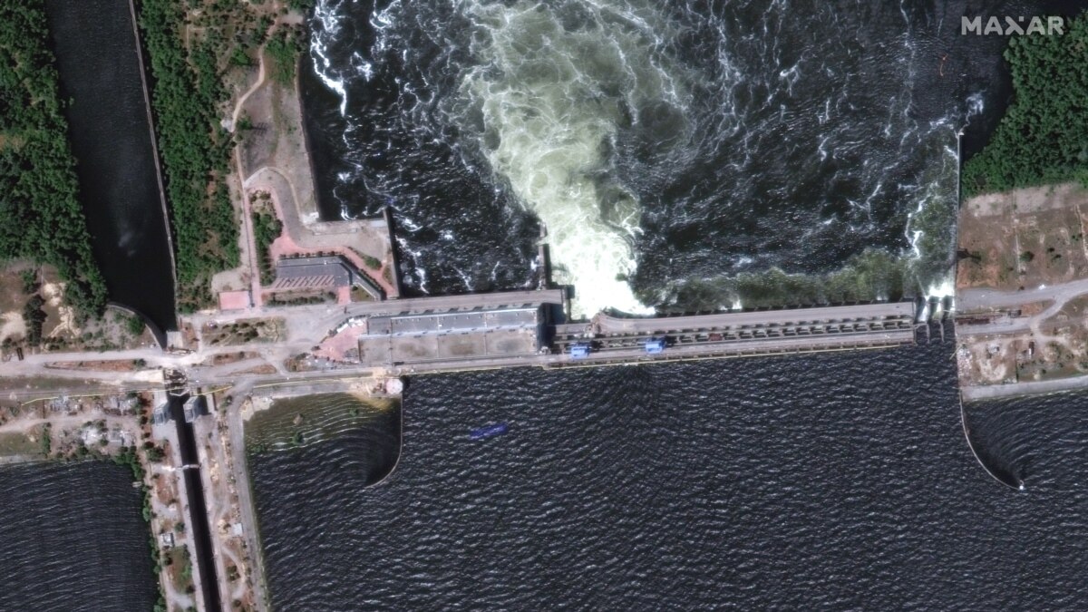 Nova Kakhovka Dam Breach: Before And After Satellite Images Reveal ...