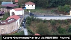 Selo Banjska u kom je došlo do sukoba između naoružane grupe i kosovske policije, 24. septembar 2023.