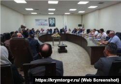 Група представників із Криму (праворуч) на зустрічі в уряді Сирійської Арабської Республіки (САР), Дамаск, 2019 рік