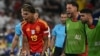 Իսպանիայի հավաքականի ֆուտբոլիստները տոնում են հաղթանակը Ֆրանսիայի ընտրանու նկատմամբ, Մյունխեն, 9-ը հուլիսի, 2024թ.