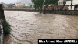 Rain and floods have killed dozens in Pakistan's Khyber Pakhtunkhwa Province.