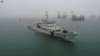 Anijet kineze duke patrulluar në ujërat e Ngushticës së Tajvanit. 5 prill 2023.