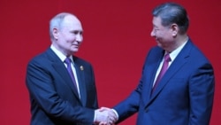 Лідер РФ Володимир Путін та очільник КНР Сі Цзіньпін під час зустрічі у Пекіні в травні 2024 року